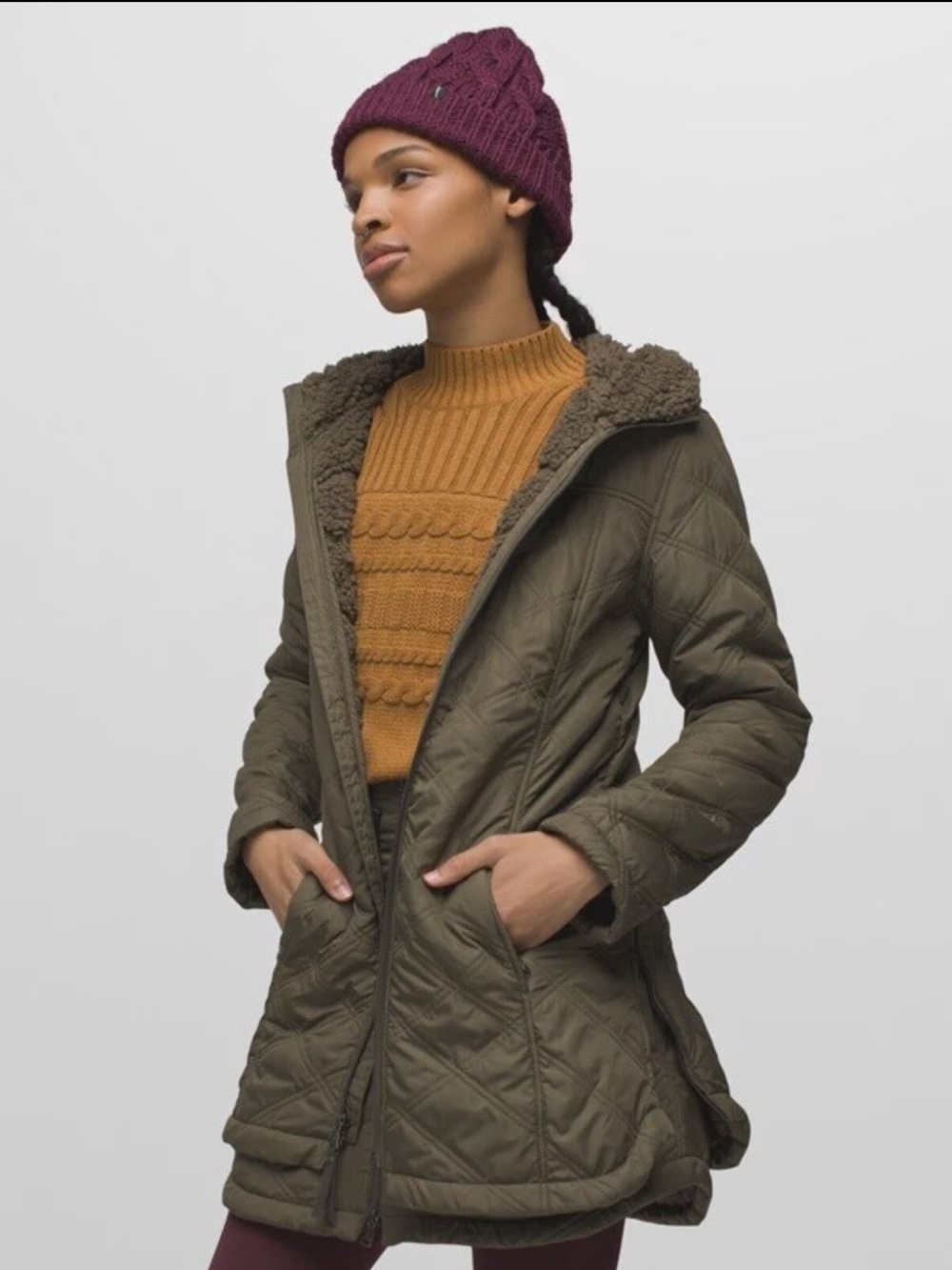 PrAna quilted jacket